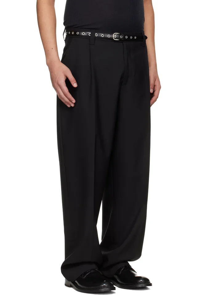 mfpen Black Service Trousers, photo 2 of 5 from SSENSE