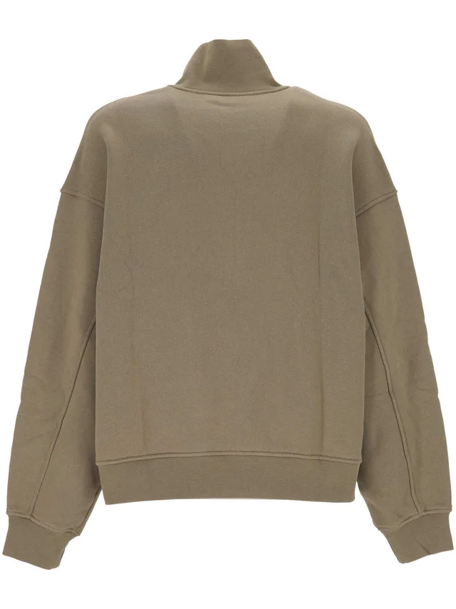 Agolde Half‑zip stand‑collar sweatshirt, photo 2 of 7 from SENSER