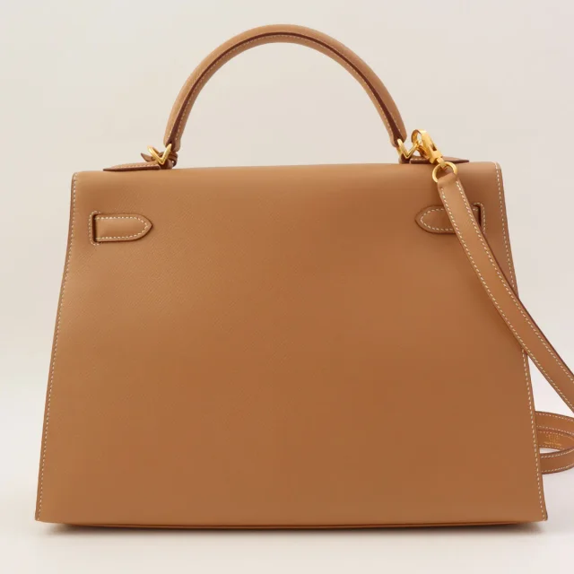 Hermès 2000年製 ケリー32 ナチュラル from VINTAGE QOO TOKYO, photo 2 of 16