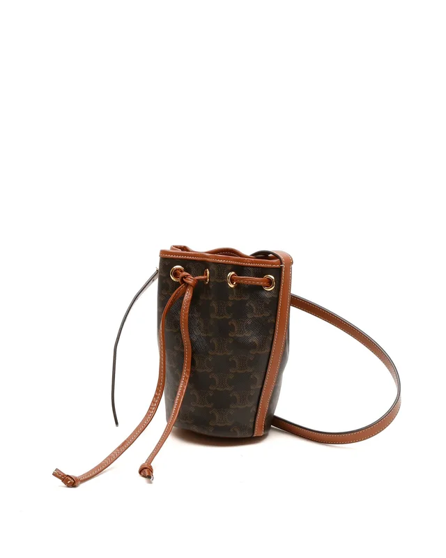 Celine Small Triomphe Bucket Bag in Canvas from A Retro Tale, photo 2 of 2