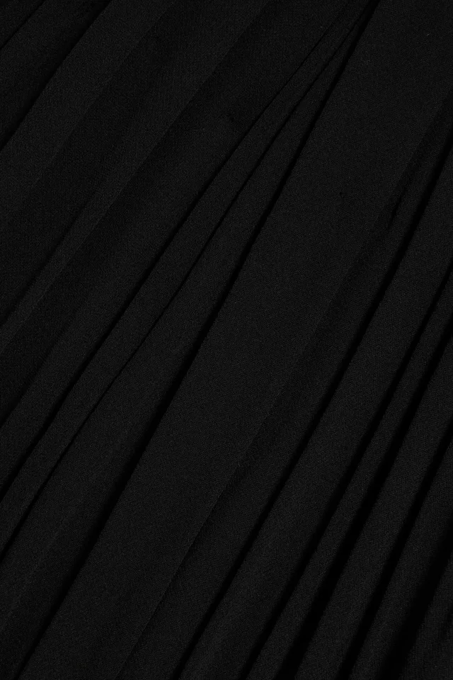 Valentino Garavani Cape-Effect Pleated Silk-Chiffon Halterneck Midi Dress, photo 4 of 4 from THE OUTNET