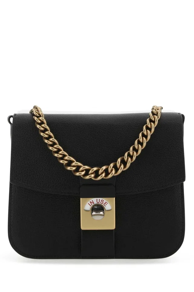 Maison Margiela Shoulder Bag — Black in Black Leather from HEWI