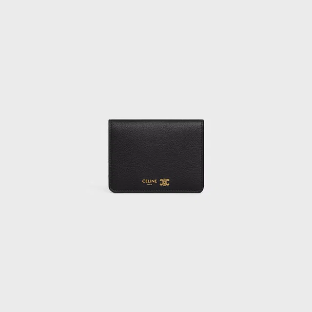 Celine Card Case — Black Grain Leather Cases in Black Leather from HEWI