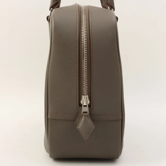 Hermès 2016 Plum 28 Etoupe in Taupe from VINTAGE QOO TOKYO, photo 3 of 13