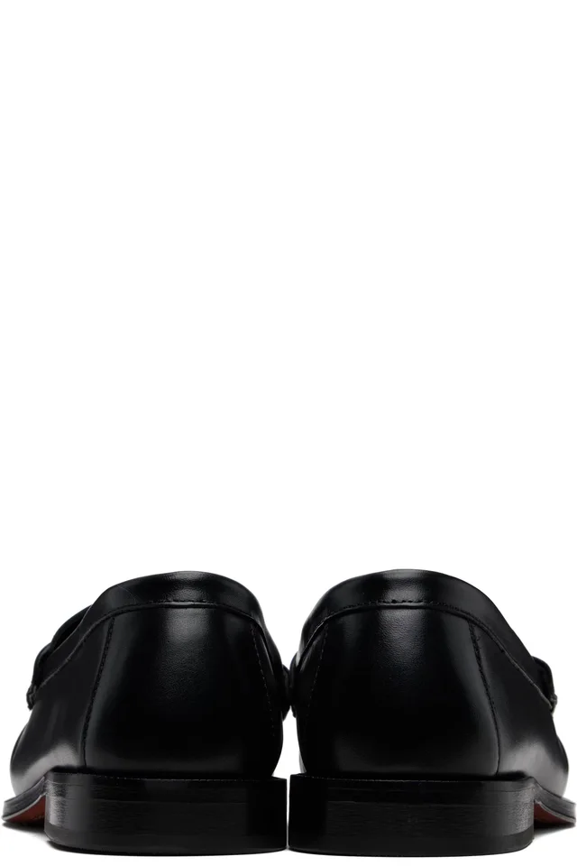 Ernest W. Baker Black Chain Loafers, photo 2 of 5 from SSENSE