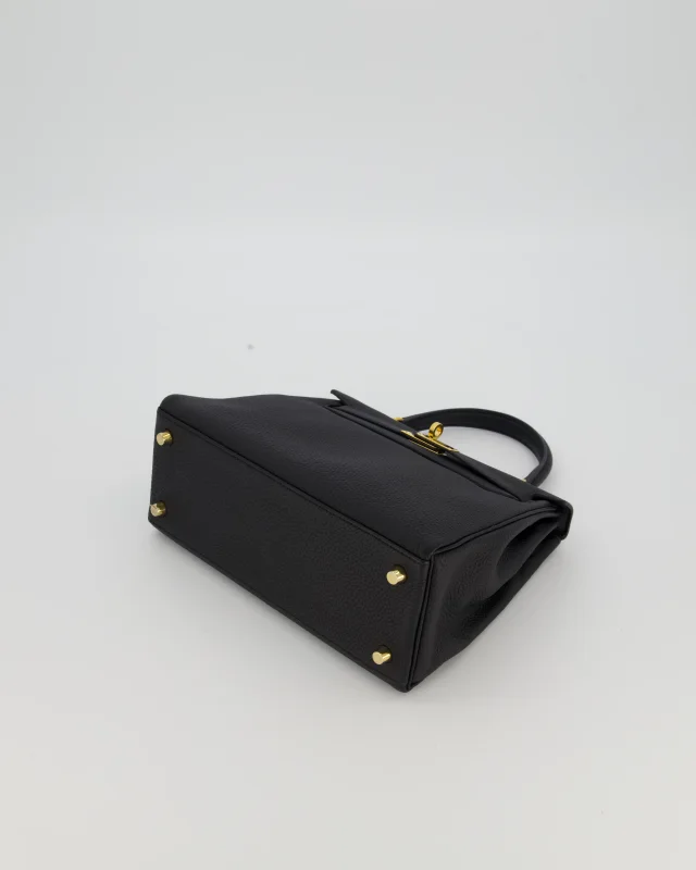 Hermès Kelly 25 Retourne Bag in Black Togo leather from Sellier, photo 18 of 22