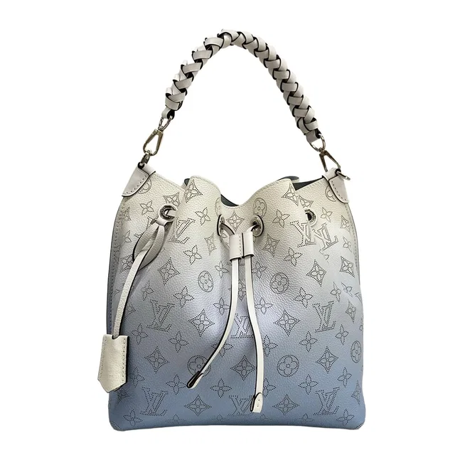 Louis Vuitton Handbag Mahina Mulia Blue Leather Cowhide in Blue Leather from The Reluxe