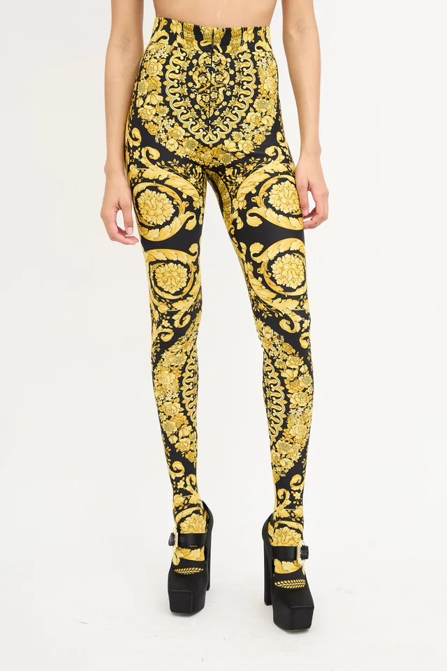Versace Baroque Leggings from VSP Consignment