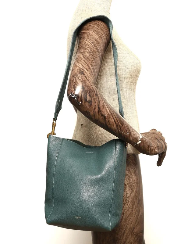 Celine Small Seau Sangle Bucket Bag in Caviar leather from A Retro Tale, photo 9 of 9