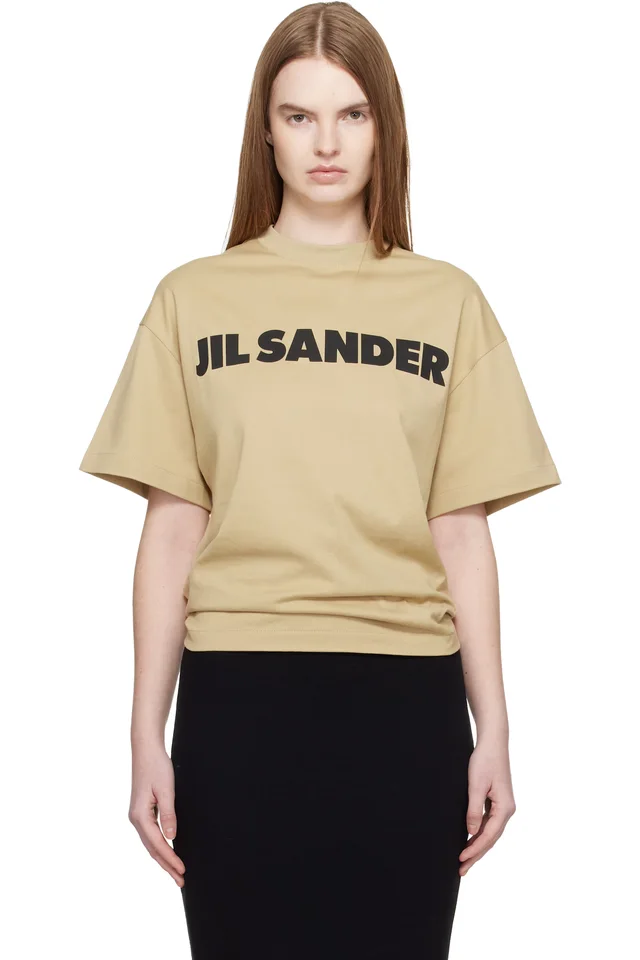 Beige Logo T-shirt