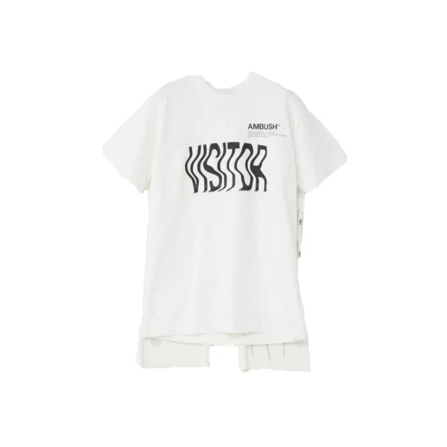 Ambush White Cape T Shirt, photo 2 of 6 from Balardi