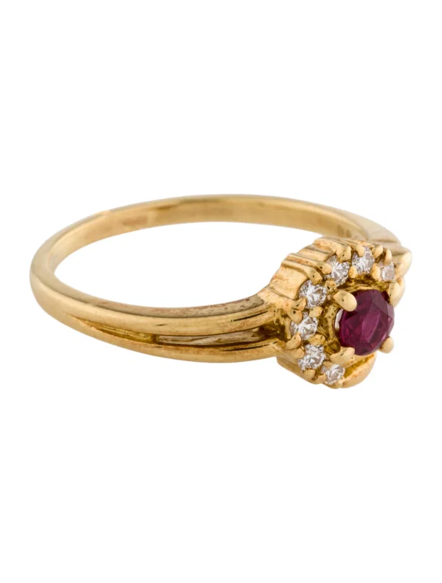 Mikimoto 18K Ruby & Diamond Cocktail Ring in multicolor from The RealReal