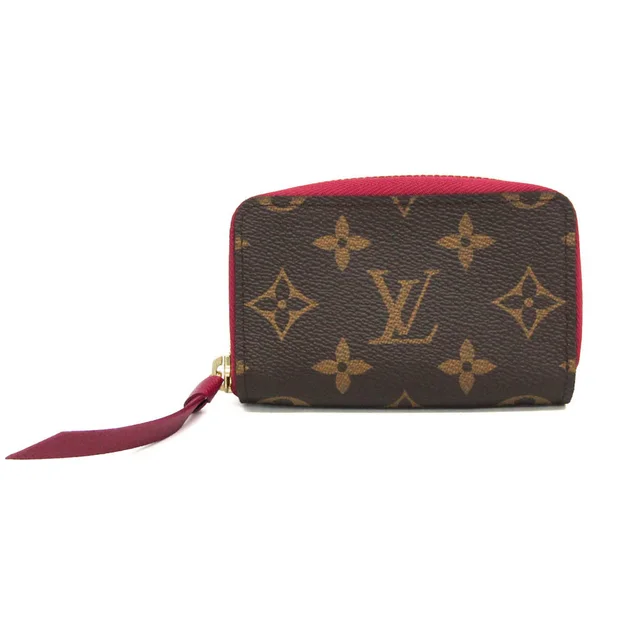 Louis Vuitton Zippy Card Case M61299 Monogram Card Case Brown,Fuchsia in Brown/Fuchsia Monogram from Elady
