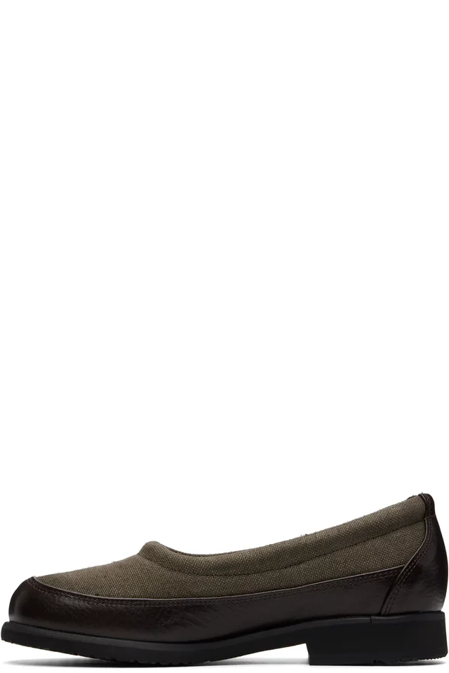 OUR LEGACY Khaki Bohemian Slipper Loafers, photo 3 of 4 from SSENSE