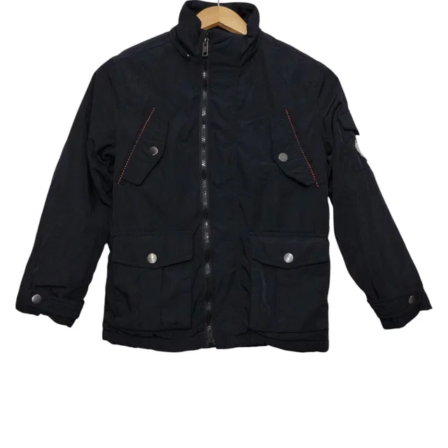 Diesel Kids 8 Winter Jacket Soft Sherpa Lined Full Zip Button Pocket (No Hoodie) in black from Poshmark