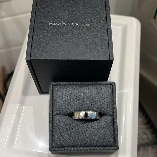 David Yurman Men’s Diamond Ring in silver|gray|black from Poshmark