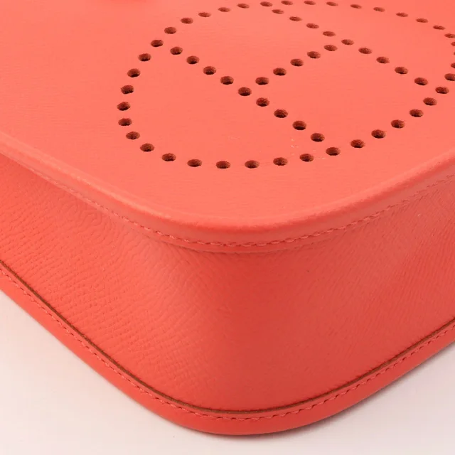 Hermès 2013 Evelyne TPM Rose Jaipur in Pink Epsom leather from VINTAGE QOO TOKYO, photo 9 of 13