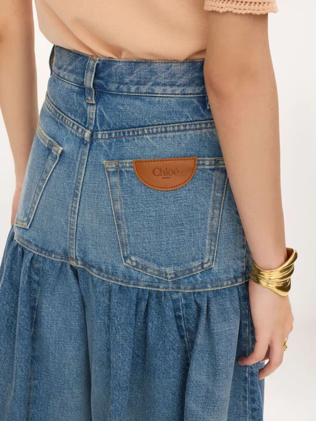 Chloé High-Rise Balloon Bermuda Shorts, photo 9 of 9 from SENSER