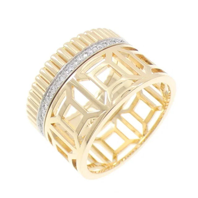 Boucheron Quatre Radiant Openwork Au750 Ring Size 13 from LuxUness