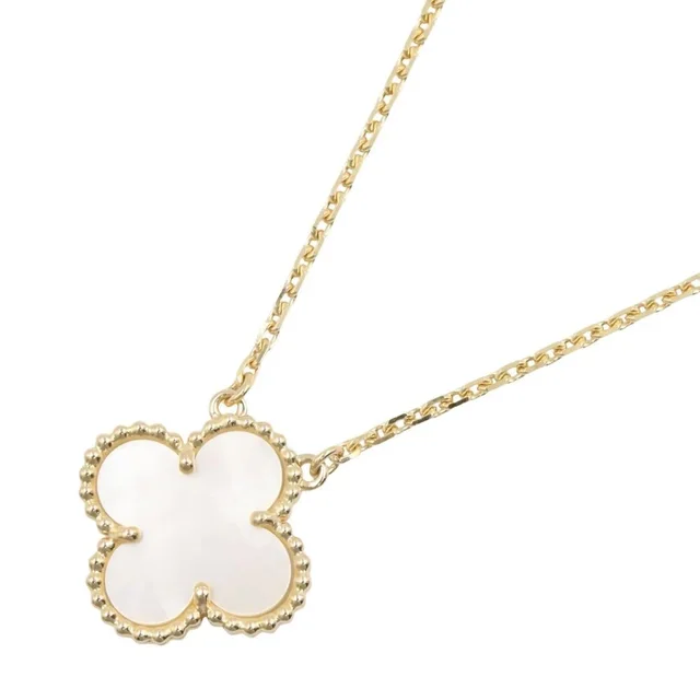 Van Cleef & Arpels Vintage Alhambra Mother-Of-Pearl Necklace in multicolor from Grailed