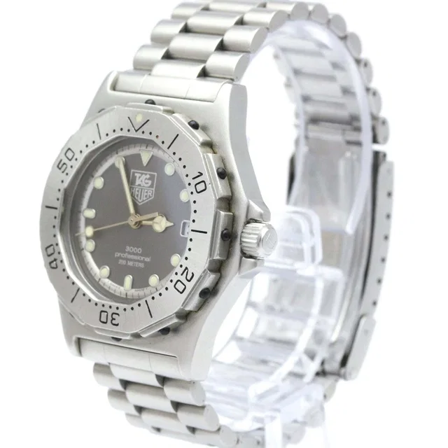 TAG Heuer 3000 Professional 200m Stainless Steel 34 in silver|neutral|gray|brown from Poshmark
