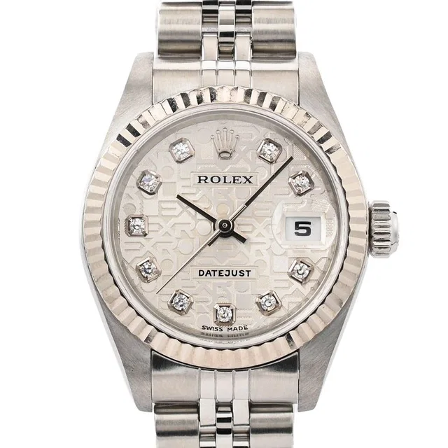Rolex Watch Datejust White Gold in White from The Reluxe