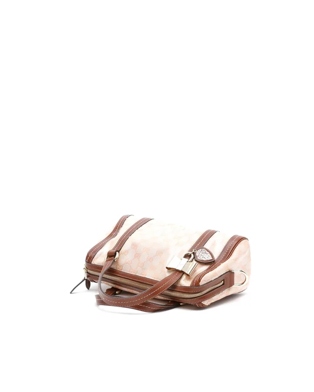 Gucci GG Crystal Duchessa Boston Bag in Canvas from A Retro Tale, photo 4 of 9