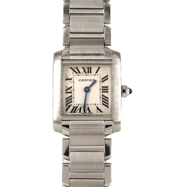 Cartier Tank Francaise SM SS Quartz Watch from The Reluxe