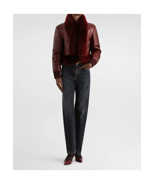 Dolce & Gabbana Shearling Trim Jacket, photo 2 of 5 from SENSER