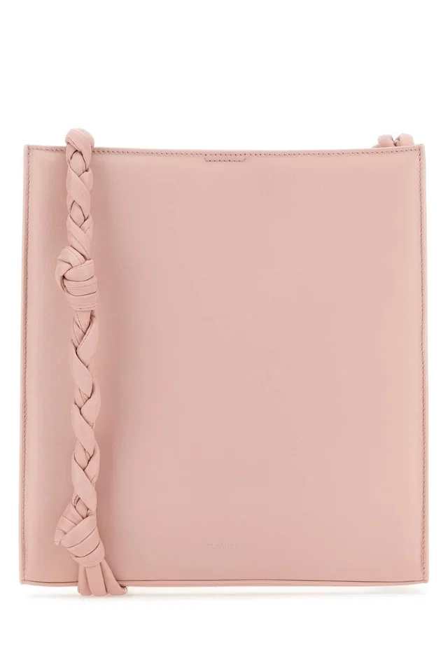 Jil Sander Tangle Shoulder Bag — Pink in Pink Leather from HEWI