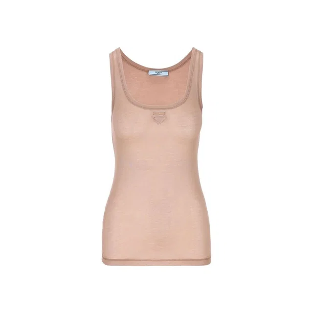 Prada Multicolor Silk Tank Tops in Multicolor Silk from HEWI
