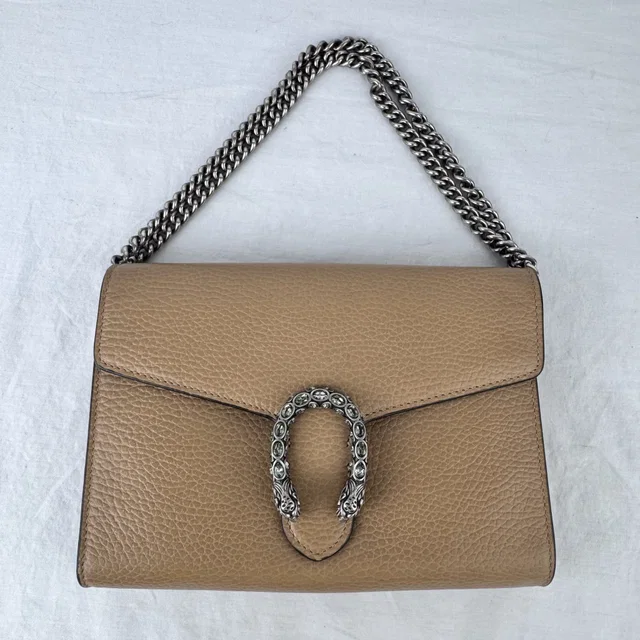 Gucci Dionysus Wallet On Chain Leather Bag in Leather, Metal, swarovski crystals from Reowned