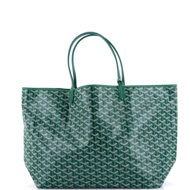 Goyard Gm Saint Louis Tote Coated Canvas in green Coated canvas from Poshmark, photo 4 of 7