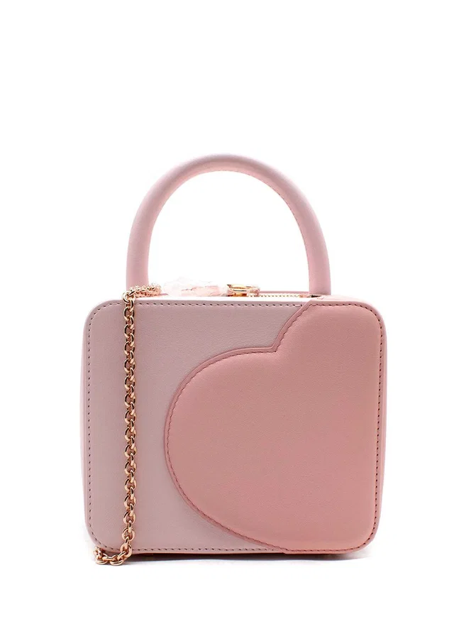 Chopard x Chloe Sevigny Pink Green Carpet Top Handle Bag in Green from HEWI