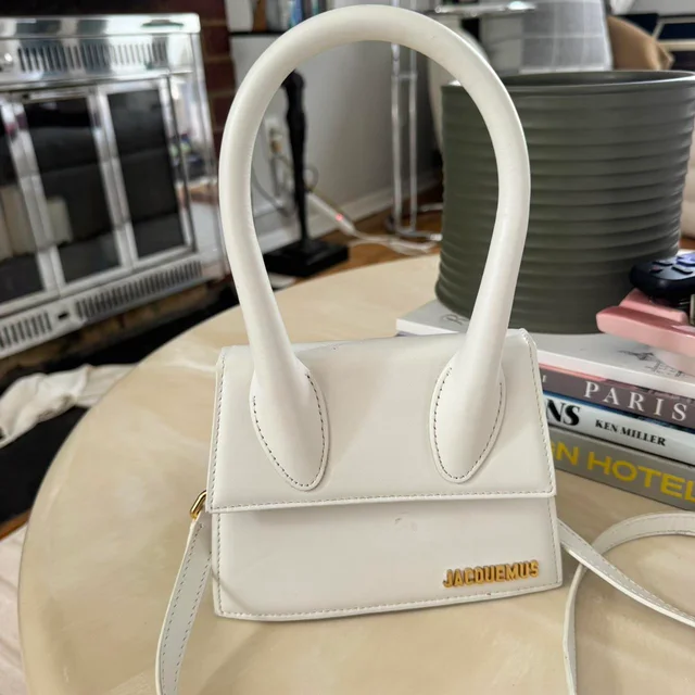 Jacquemus Women's Bag - White in white from Depop, photo 2 of 4