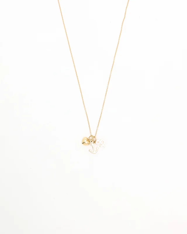 Tiffany & Co. Hope and Love Charm Necklace, 18kt Yellow Gold in Yellow from A Retro Tale
