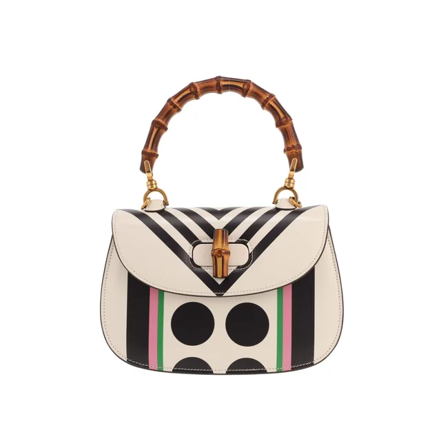 Gucci Bamboo handbag in white leather and Bambou in White Leather from Collector Square, photo 2 of 6