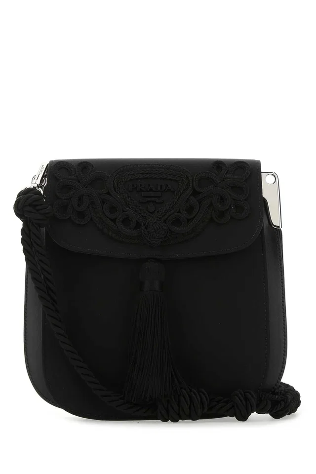 Prada Crossbody Bag — Black in Black Nylon from HEWI