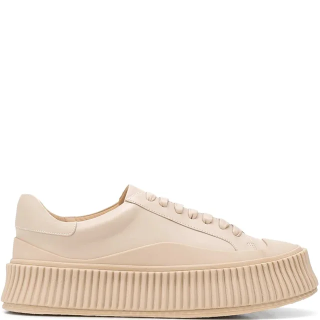 Jil Sander Ribbed Sole Lamb Trainer, Desert from Cultstatus, photo 1 of 1