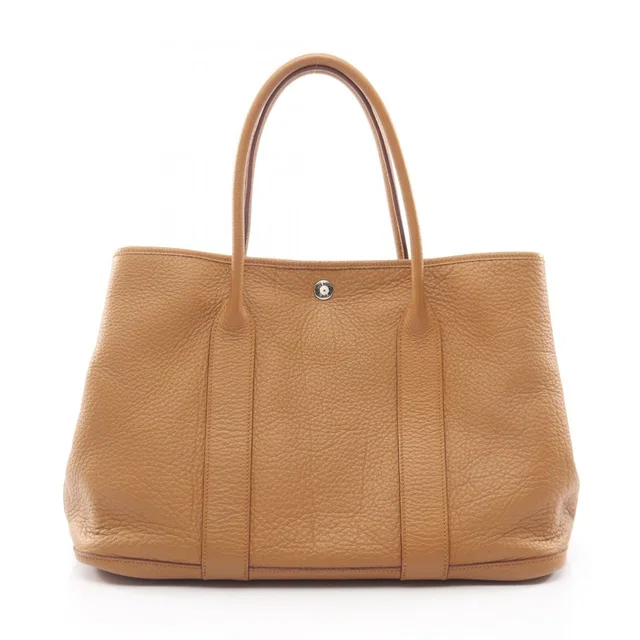 Hermès Tote Bag Garden Party PM Natural Sable Leather in Beige Leather from The Reluxe