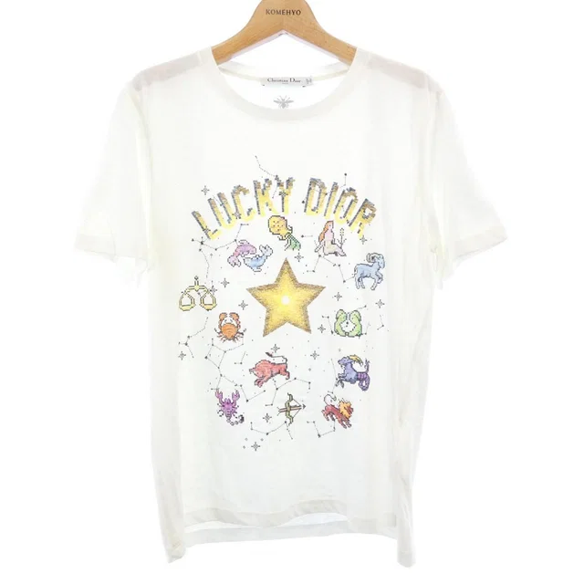 Dior T-Shirt Beige in Beige from The Reluxe