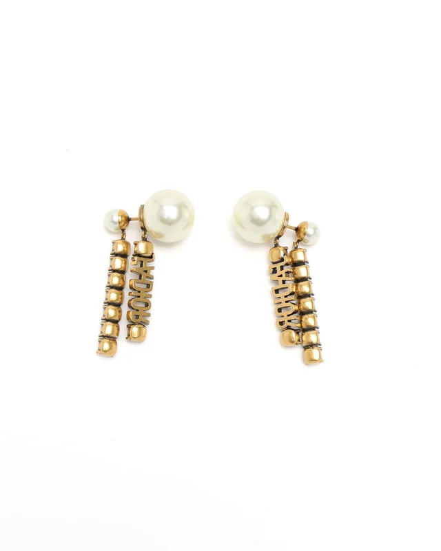 Dior Pearl J'Adior Tribales Earrings in Silk from A Retro Tale, photo 3 of 4