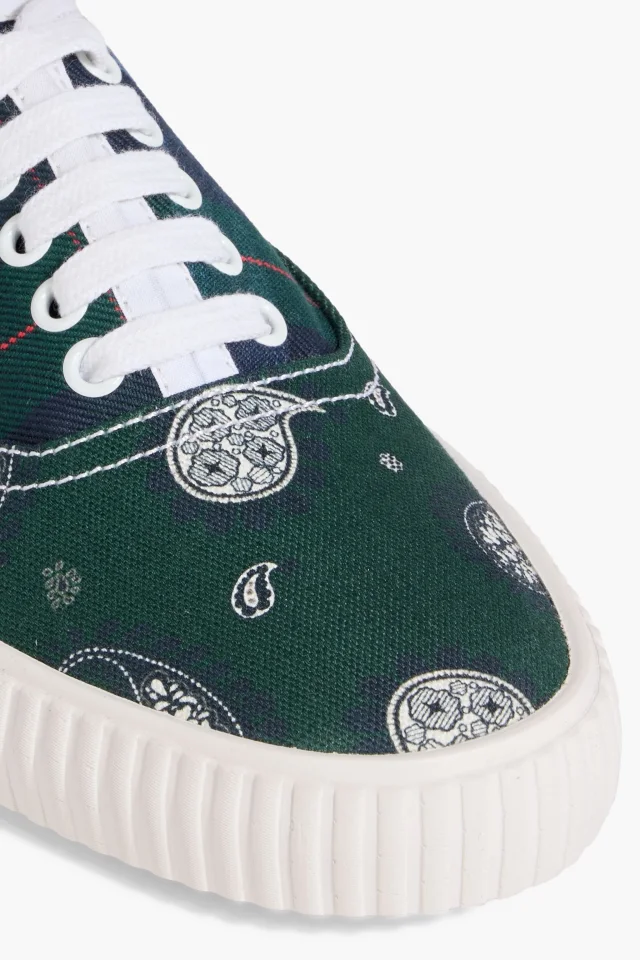 Thom Browne Heritage Canvas Sneakers, photo 4 of 4 from THE OUTNET