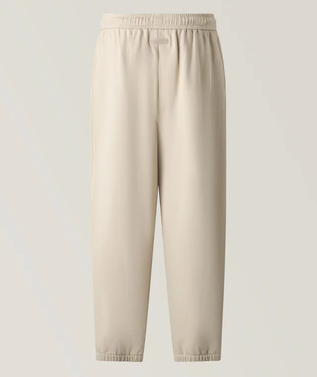 Moose Knuckles Downtown Cotton Joggers in Beige/Neutral Cotton & Cotton Blends, photo 2 of 8 from Harry Rosen