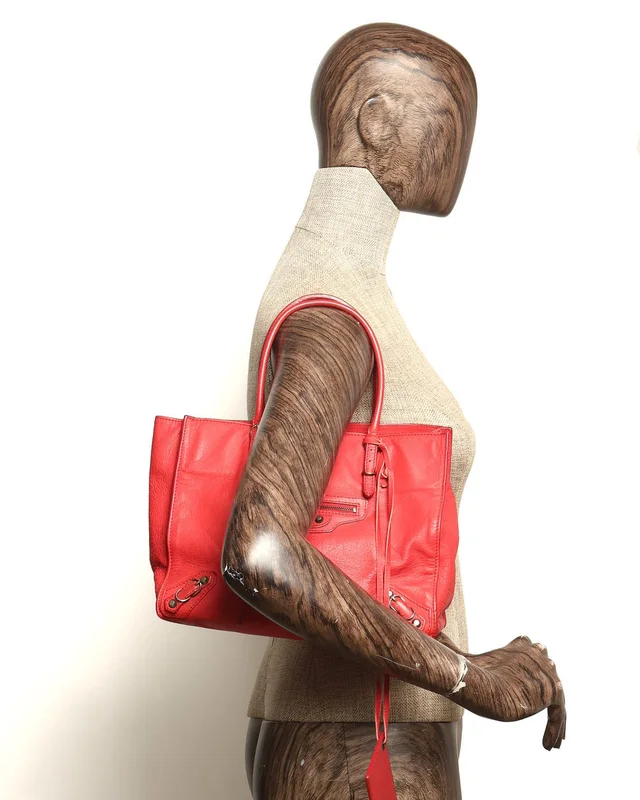 Balenciaga Mini Paper Tote Bag in Leather from A Retro Tale, photo 7 of 7