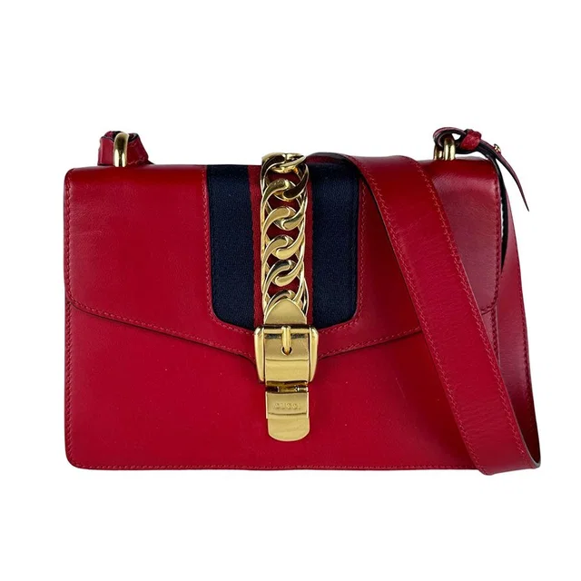 Gucci Shoulder Bag Sylvie in Leather from The Reluxe