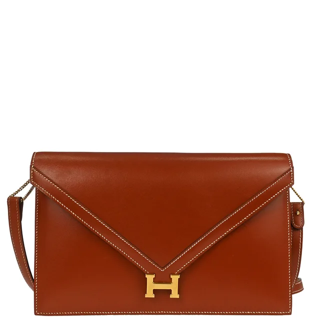 Hermès Etrusque Box Calf Lydie Shoulder Bag in Box leather from AMORE Vintage Tokyo