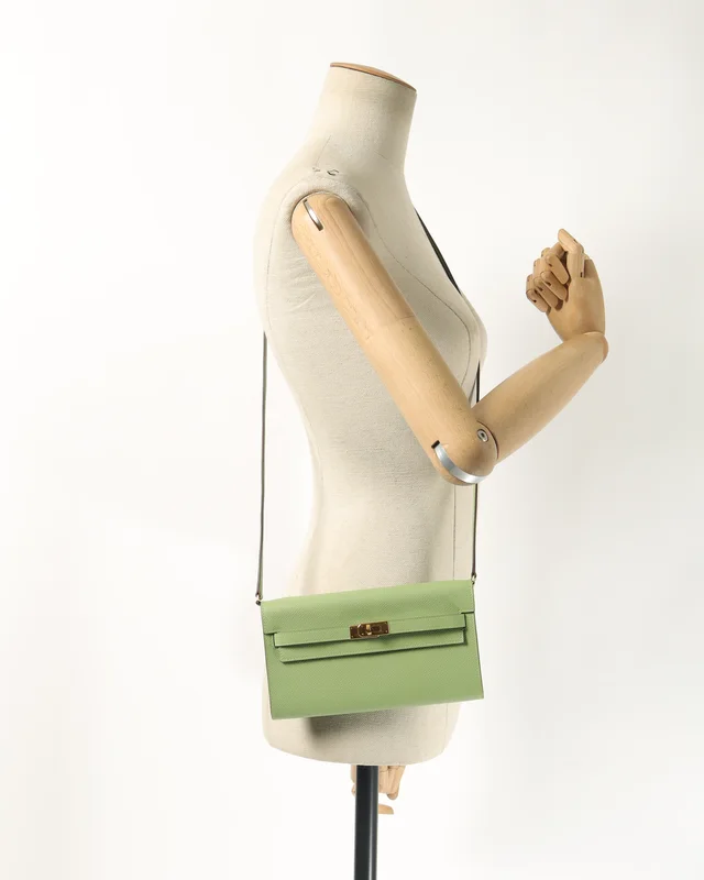 Hermès Epsom Kelly Classique To Go Wallet in Epsom leather from A Retro Tale, photo 9 of 9