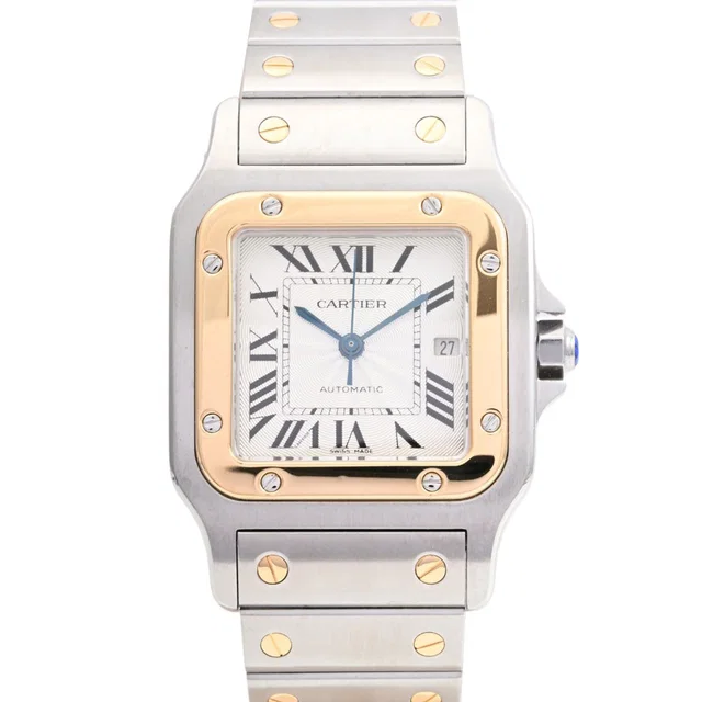 Cartier Santos Galbee LM W20041C4 Automatic Silver in Silver from VINTAGE QOO TOKYO