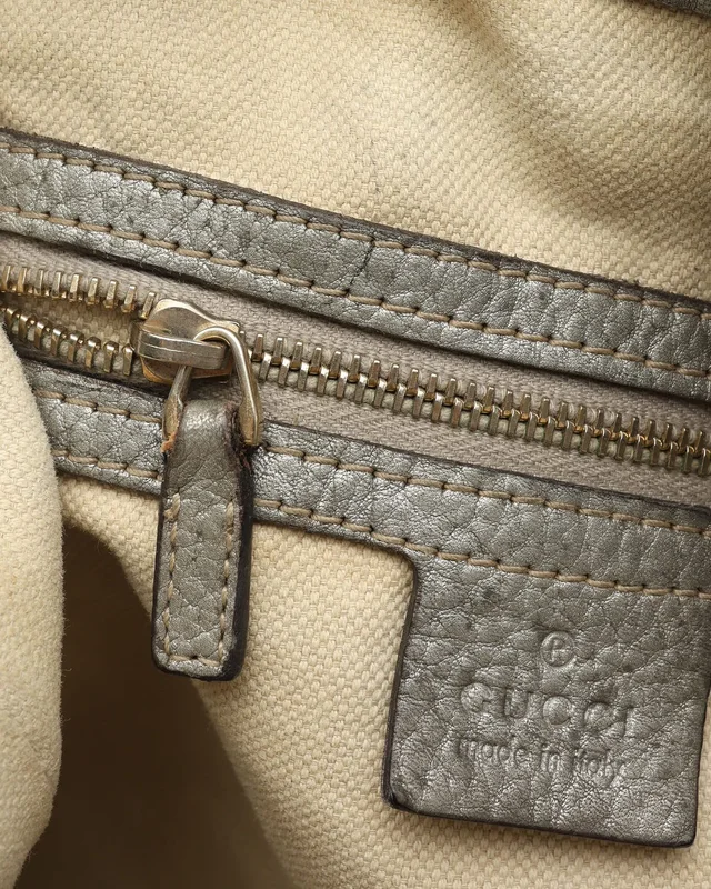 Gucci New Jackie Tassel Bamboo Bag in Canvas from A Retro Tale, photo 9 of 10